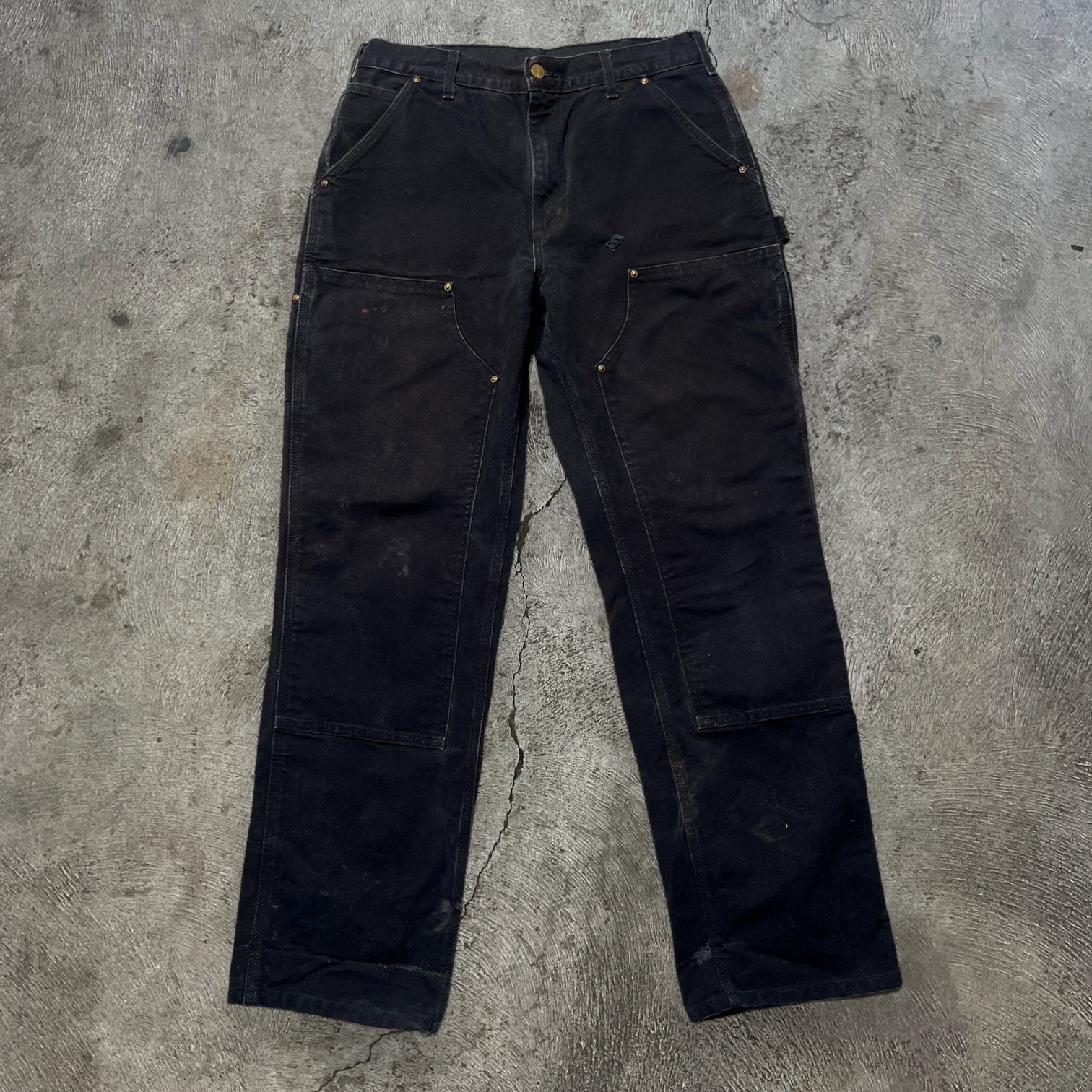 Carhartt Double Knee Pants Black Size 33x32 – Volume 11 Vintage