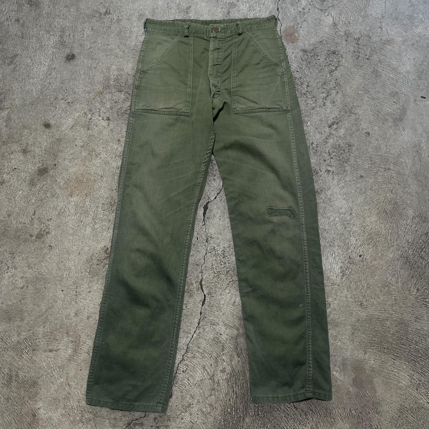 60s OG-107 Military Pants Green Size 31x33