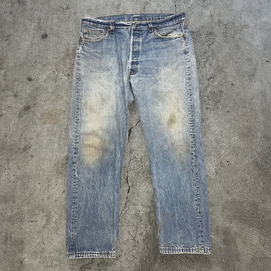 90s Levi’s 501 Denim Jeans Blue Size 36x30