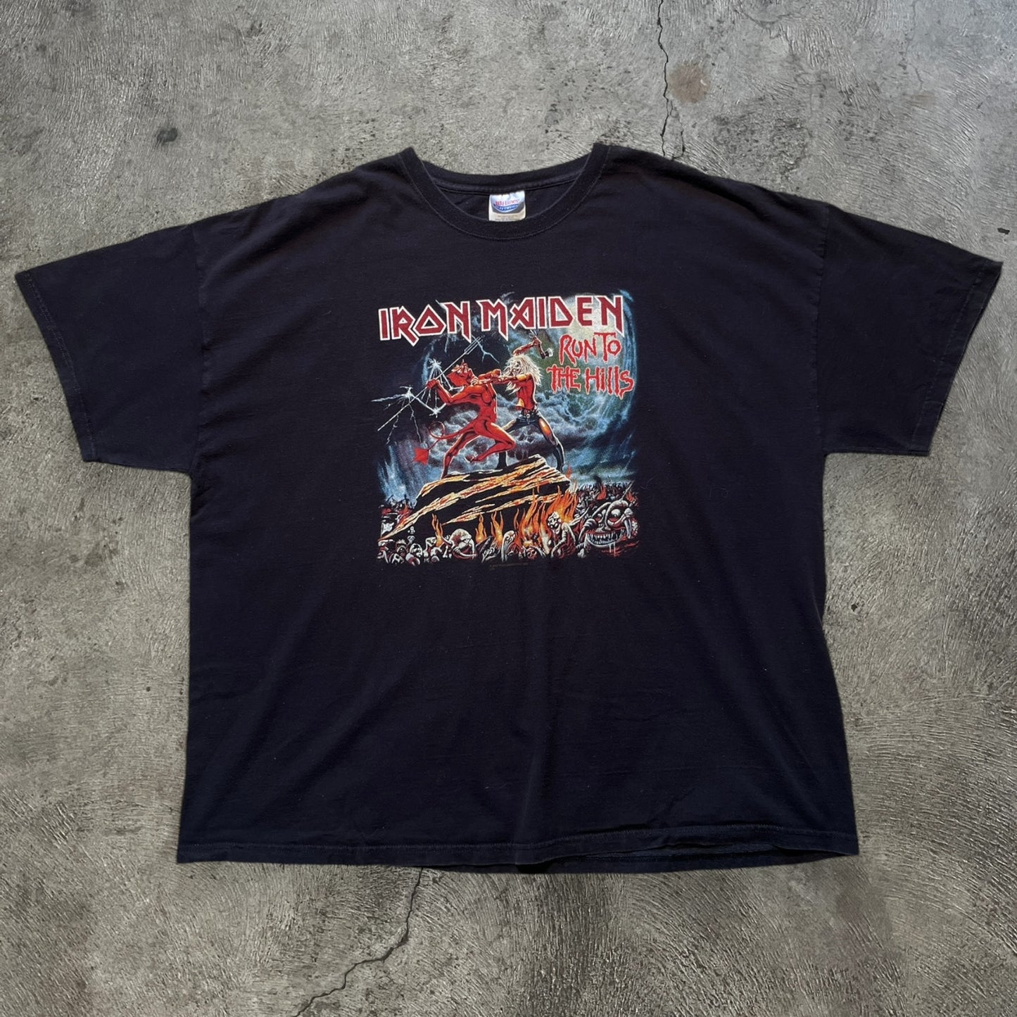 2004 Iron Maiden Run For Your Lives Tee Black Size 3XL