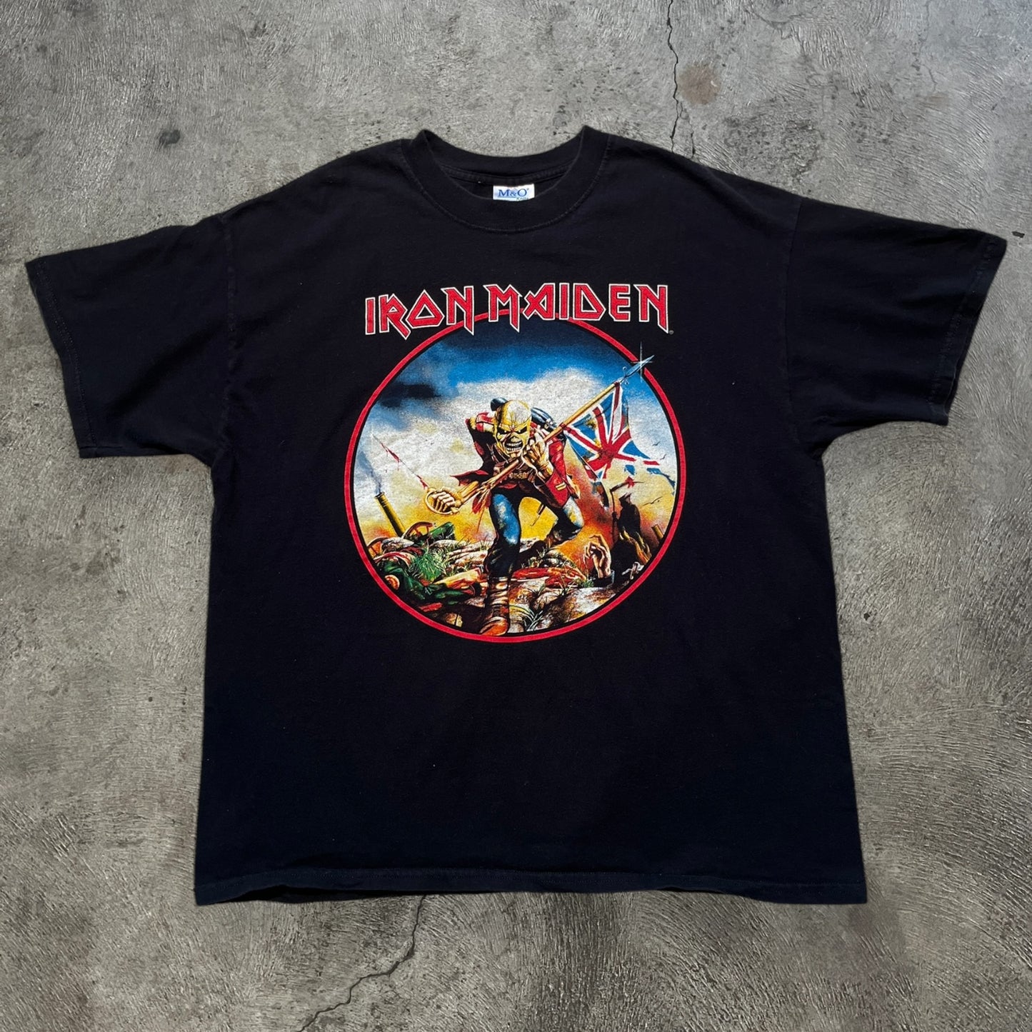 2004 Iron Maiden The Trooper Tee Black Size XL