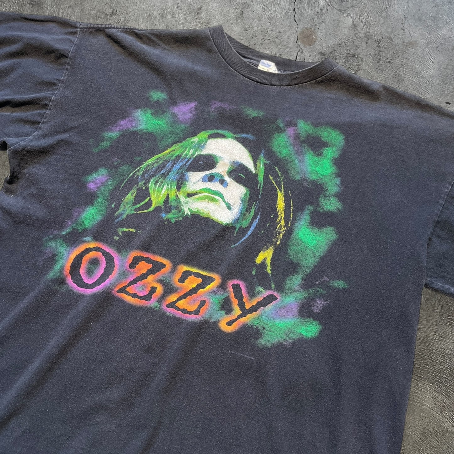 90s Ozzy Osbourne Tee Black Size XL