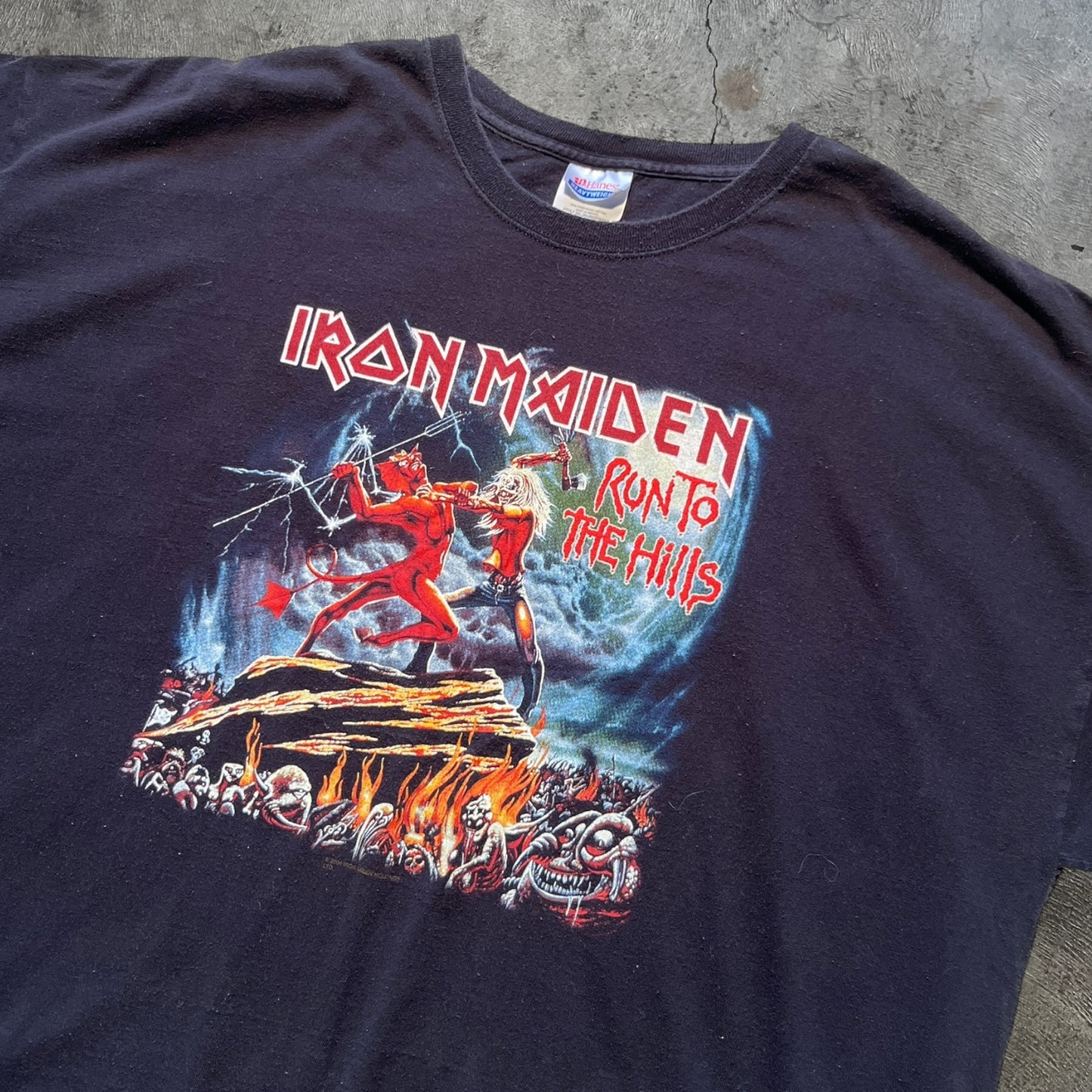 2004 Iron Maiden Run For Your Lives Tee Black Size 3XL