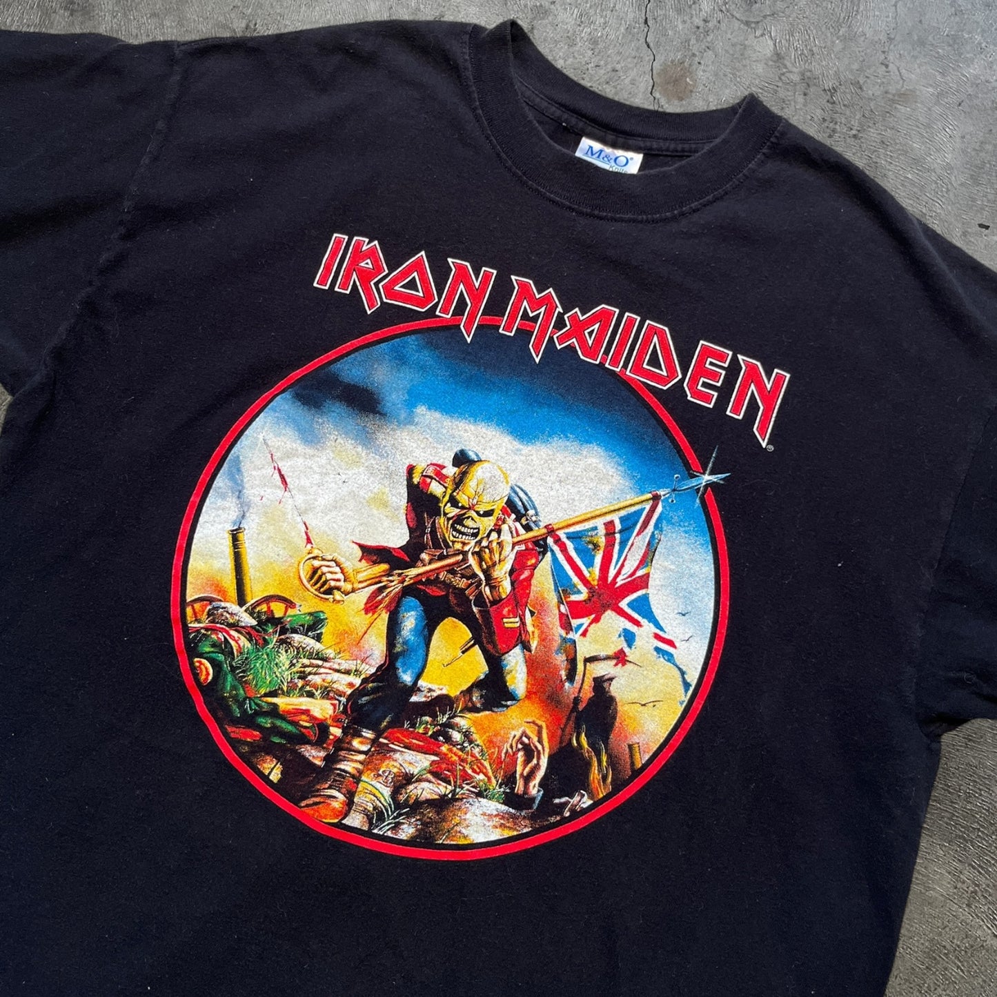 2004 Iron Maiden The Trooper Tee Black Size XL