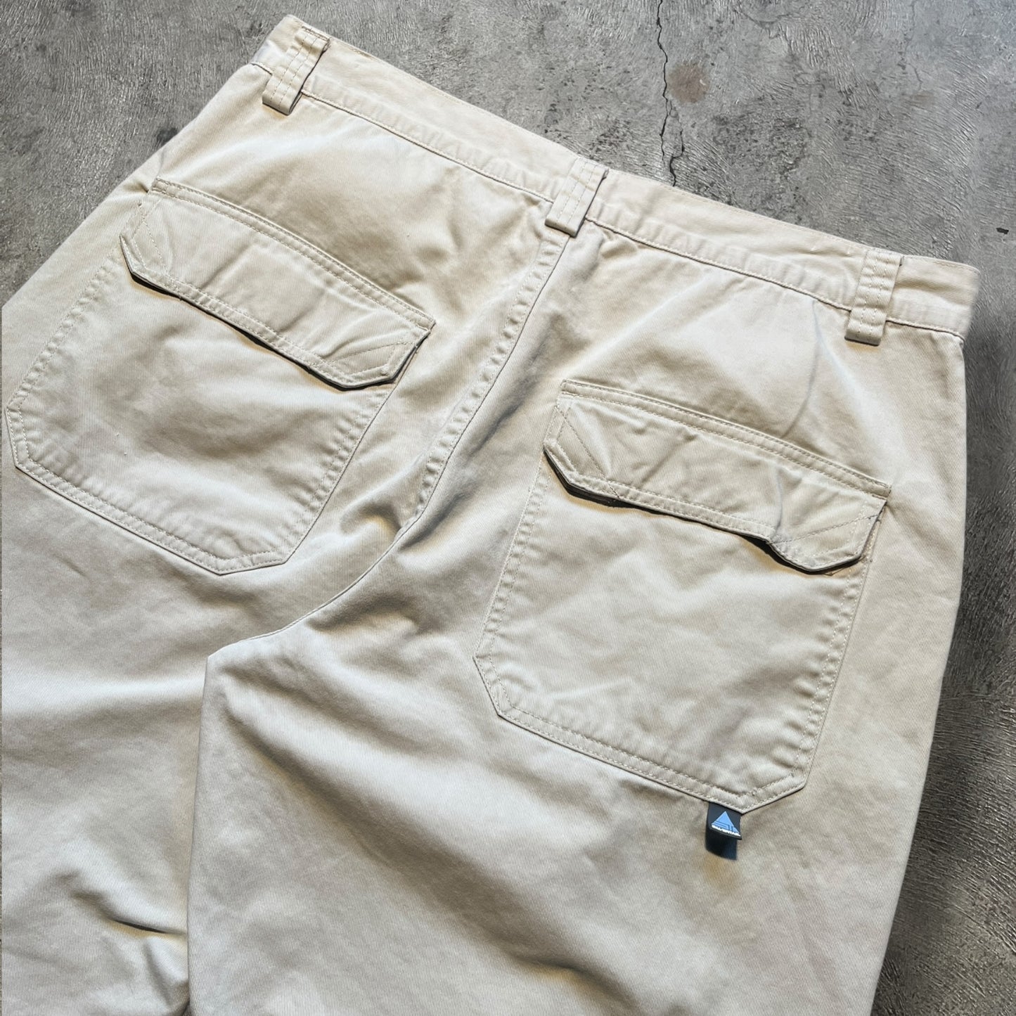 Y2K Levi's Silver Tab Cargo Pants Cream Size 36x30