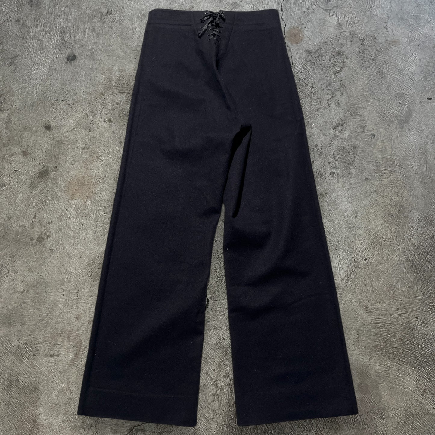 40s US Navy Wool Pants Black Size 30x30.5