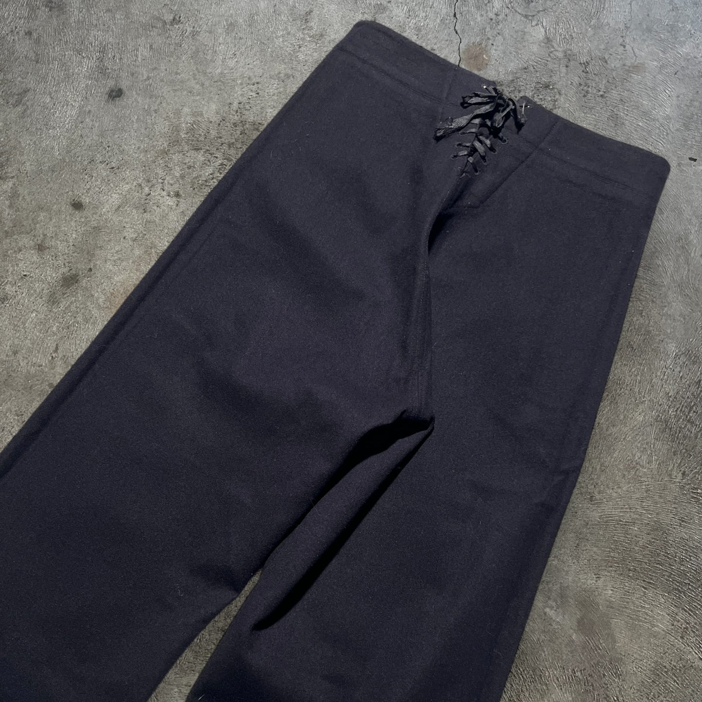 40s US Navy Wool Pants Black Size 30x30.5